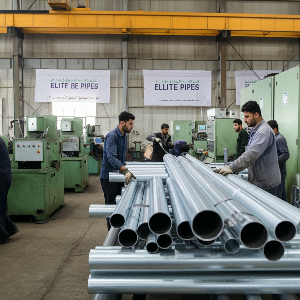 الأنابيب الفولاذية المجلفنة (Galvanized Steel Pipes) في العراق